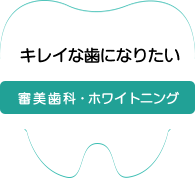 キレイな歯になりたい 審美歯科・ホワイトニング